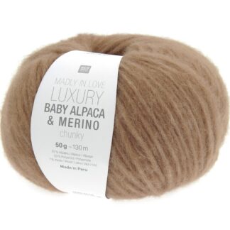 Rico Design Luxury Baby Alpaca & Merino chunky - Madly in Love Zimt*