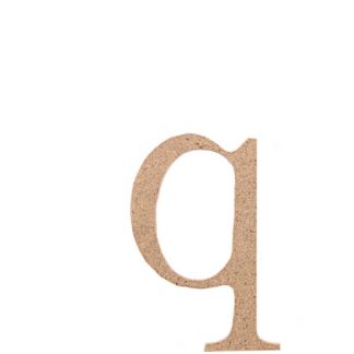 Rico Design MDF Kleinbuchstabe Q*