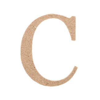 Rico Design MDF Mini Großbuchstabe C*