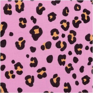 Rico Design Meterware Krinkelmusselin Acid Leo pink*