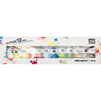 Rico Design Mini Home Acrylic 12er Set Mehrfarbig*