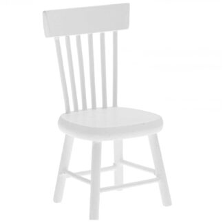 Rico Design Miniatur Stuhl 4,5x4x8,5cm Weiß*