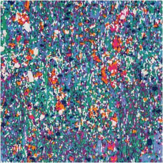 Rico Design Musselin-Druckstoff Aloha Pixel Hot Foil 140cm*