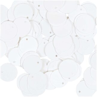 Rico Design Pailletten zum Aufnähen weiß 12mm 5g*