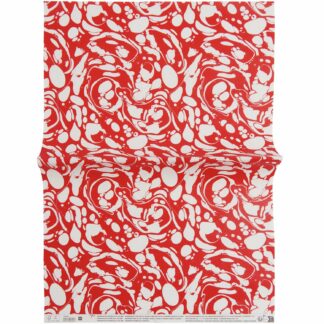 Rico Design Paper Patch Weihnachtsmarkt marmoriert Rot-Weiß*
