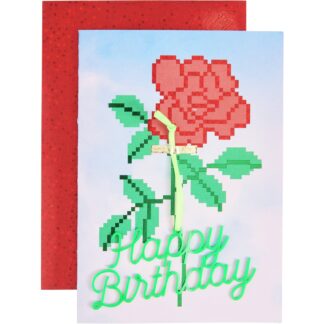 Rico Design Paper Poetry 3D-Grußkarte La Vie en Rose Happy Birthday*