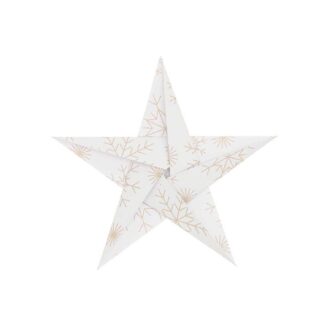 Rico Design Paper Poetry Bascetta Origamipapier Schneeflocken Gold 10x10cm*