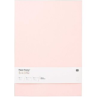Rico Design Paper Poetry Bogen Basic A4 10 Stück Rosa*