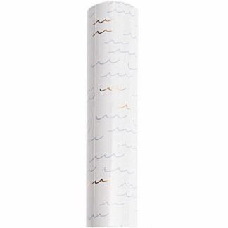 Rico Design Paper Poetry Geschenkpapier Urlaub grau 70cm 2m Hot Foil*
