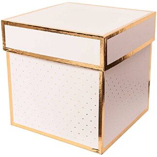 Rico Design Paper Poetry Geschenkschachtel eckig rosa 15x15x15cm*