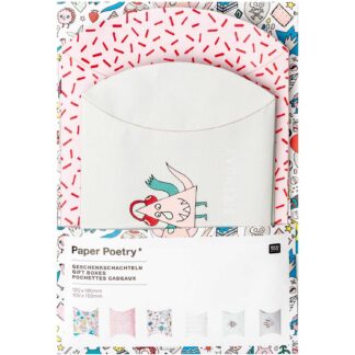 Rico Design Paper Poetry Geschenkschachteln Monster Party 6 Stück*