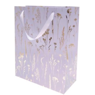 Rico Design Paper Poetry Geschenktüte Gräser lila 26x32x12cm*