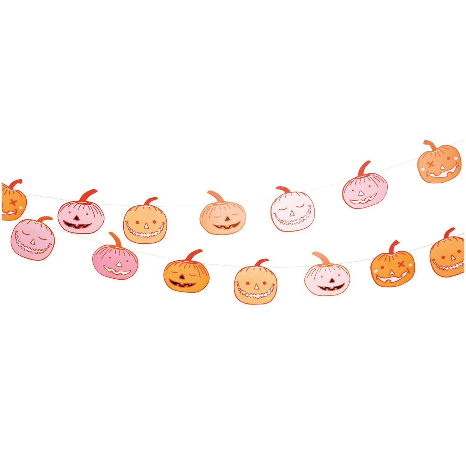 Rico Design Paper Poetry Girlande Halloween Kürbis 3m*