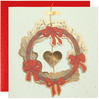 Rico Design Paper Poetry Grußkarte mit Ornament Creme*