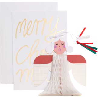 Rico Design Paper Poetry Kartenset mit Pop-Up Anhänger Engel B6*
