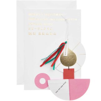 Rico Design Paper Poetry Kartenset mit Pop-Up Anhänger Kerze B6*