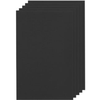 Rico Design Paper Poetry Luxury Bögen A4 Schwarz*