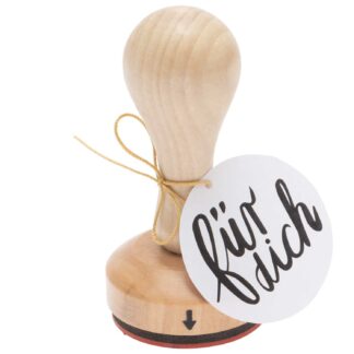 Rico Design Paper Poetry Stempel für dich 4,5x4,5x8cm*