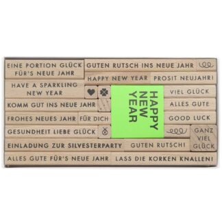 Rico Design Paper Poetry Stempelset Happy New Year*