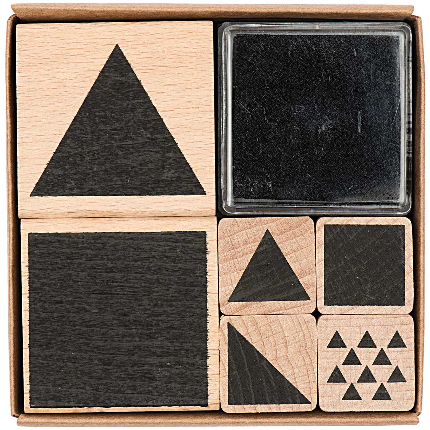 Rico Design Paper Poetry Stempelset geometrische Symbole eckig*