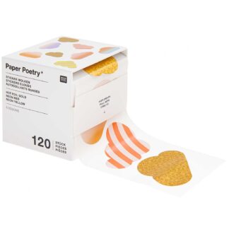 Rico Design Paper Poetry Sticker Wolken 5,5cm 120 Stück auf der Rolle*