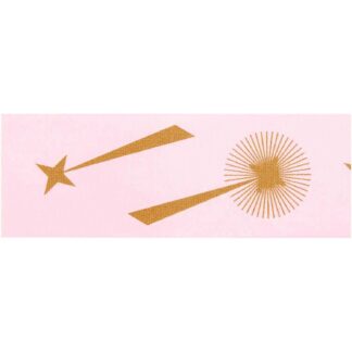 Rico Design Paper Poetry Taftband Sternschnuppen 38mm 3m Rosa*