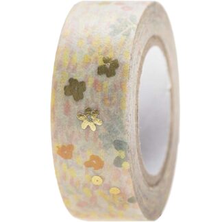Rico Design Paper Poetry Tape Crafted Nature Blumenwiese blau 1,5cm 10m*