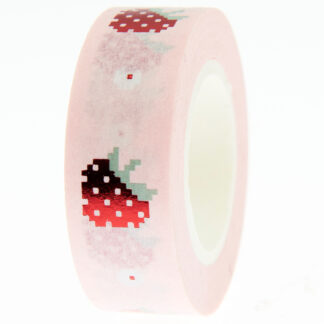 Rico Design Paper Poetry Tape Futschikato Erdbeeren*
