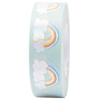 Rico Design Paper Poetry Tape Regenbogen irisierend*