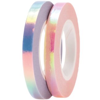 Rico Design Paper Poetry Tapes irisierend 5mm 10m 2 Stück Rosa-Flieder*