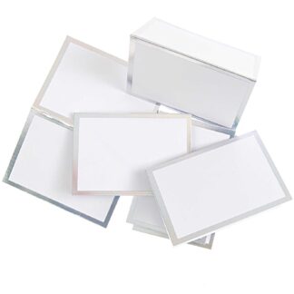 Rico Design Paper Poetry Tischkarten mit Hot Foil 9x12,7cm 6 Stück Irisierend*