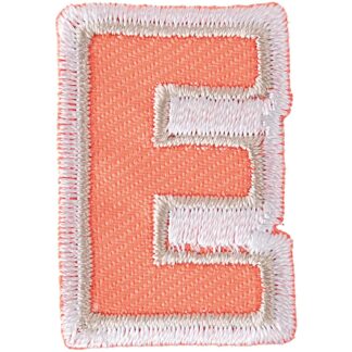 Rico Design Patch Buchstabe zum Aufbügeln 3,2cm E*