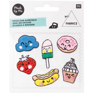 Rico Design Patches fröhliche Gesichter 6 Stück zum Aufbügeln*