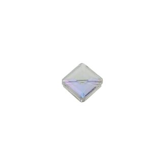 Rico Design Perle geschliffen eckig irisierend 13x9mm Glas 4 Stück*