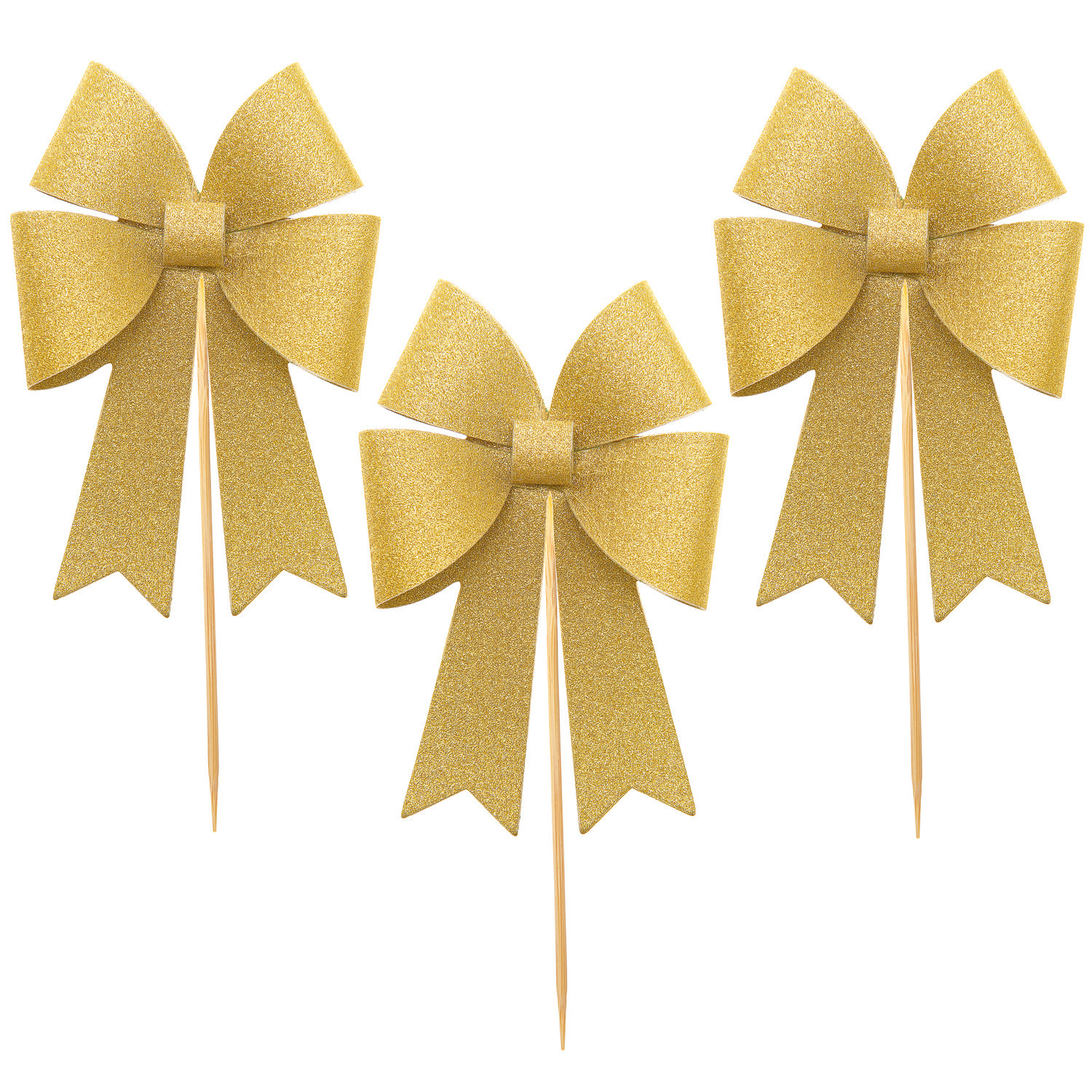 Rico Design Picker Schleife Gold*