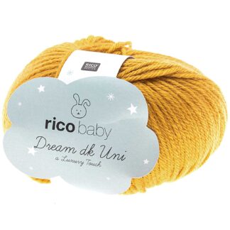 Rico Design Rico Baby Dream dk uni - A Luxury Touch Senf*