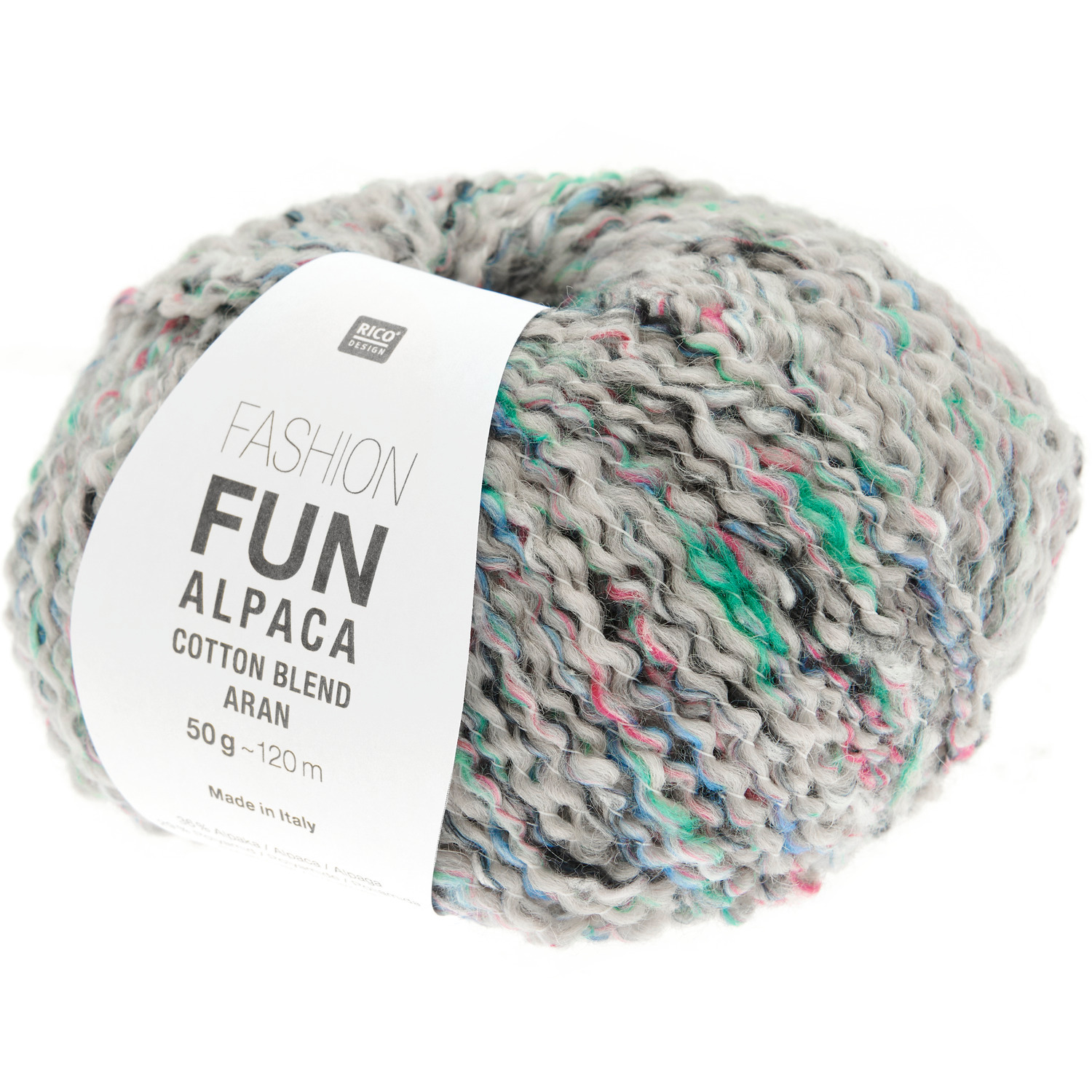 Rico Design Rico Design Fun Alpaka Cotton Blend aran Grau*