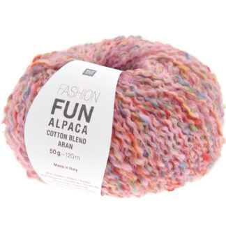 Rico Design Rico Design Fun Alpaka Cotton Blend aran Pink*