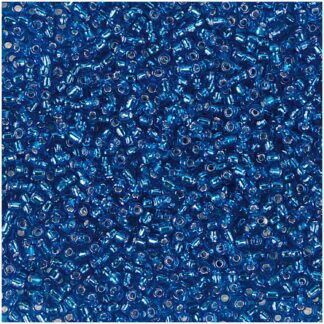 Rico Design Rocailles Perlen 2mm 14g Türkis /Silber*