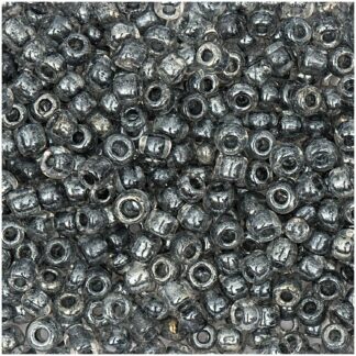 Rico Design Rocailles Perlen 3,1mm 14g Grau Transparent*