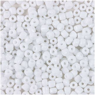 Rico Design Rocailles Perlen 4mm 14g Weiß Opak*