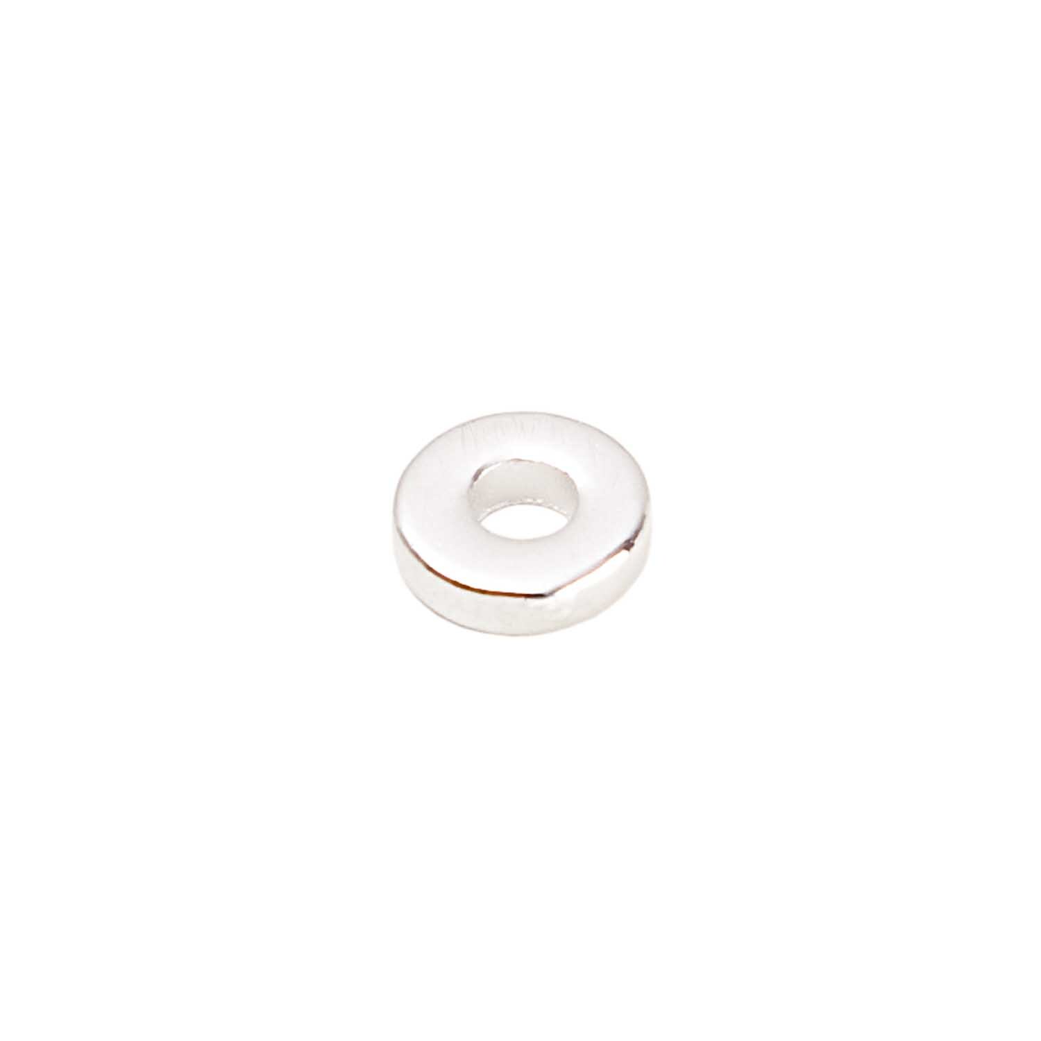 Rico Design Scheibe rund silber 4mm 40 Stück*