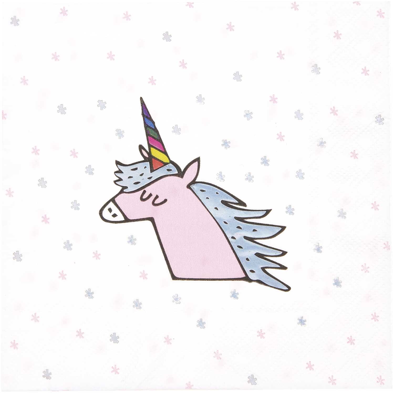 Rico Design Servietten Einhorn 33x33cm 20 Stück*