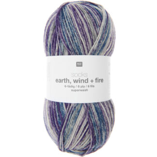 Rico Design Socks Earth + Wind + Fire 6-fädig Sky*