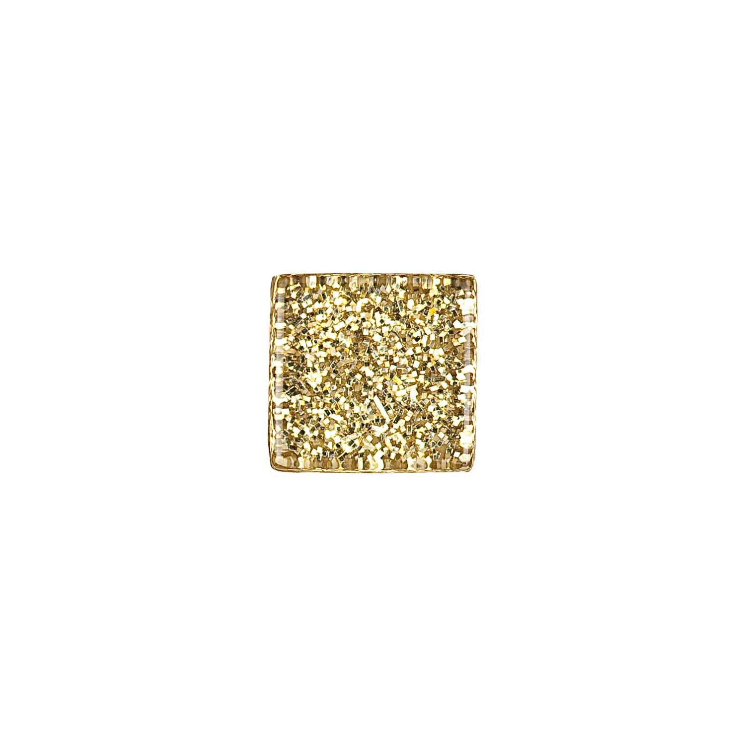 Rico Design Soft-Glas Mosaiksteine Glitter 185g Champagner*