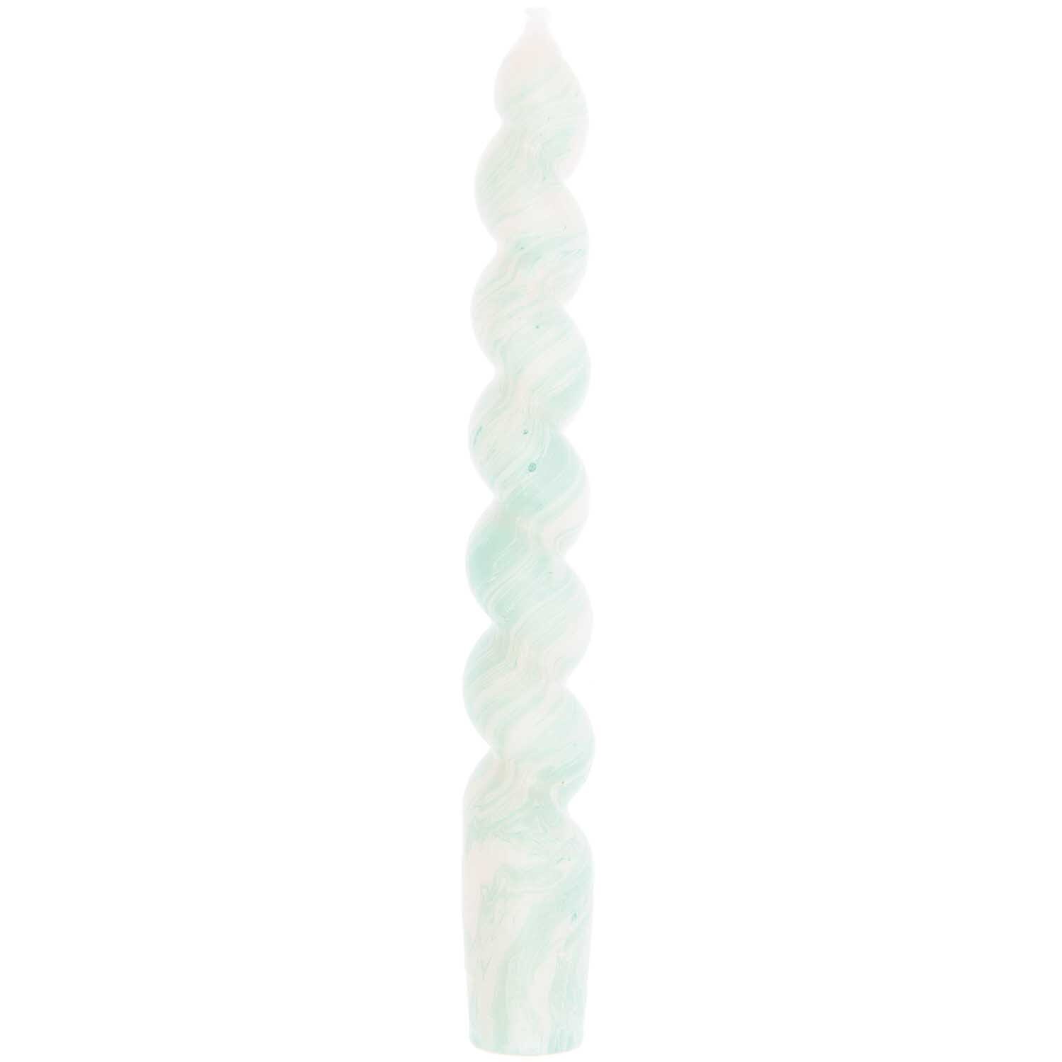 Rico Design Spiralkerze marmoriert 2,4x18,5cm Grün*