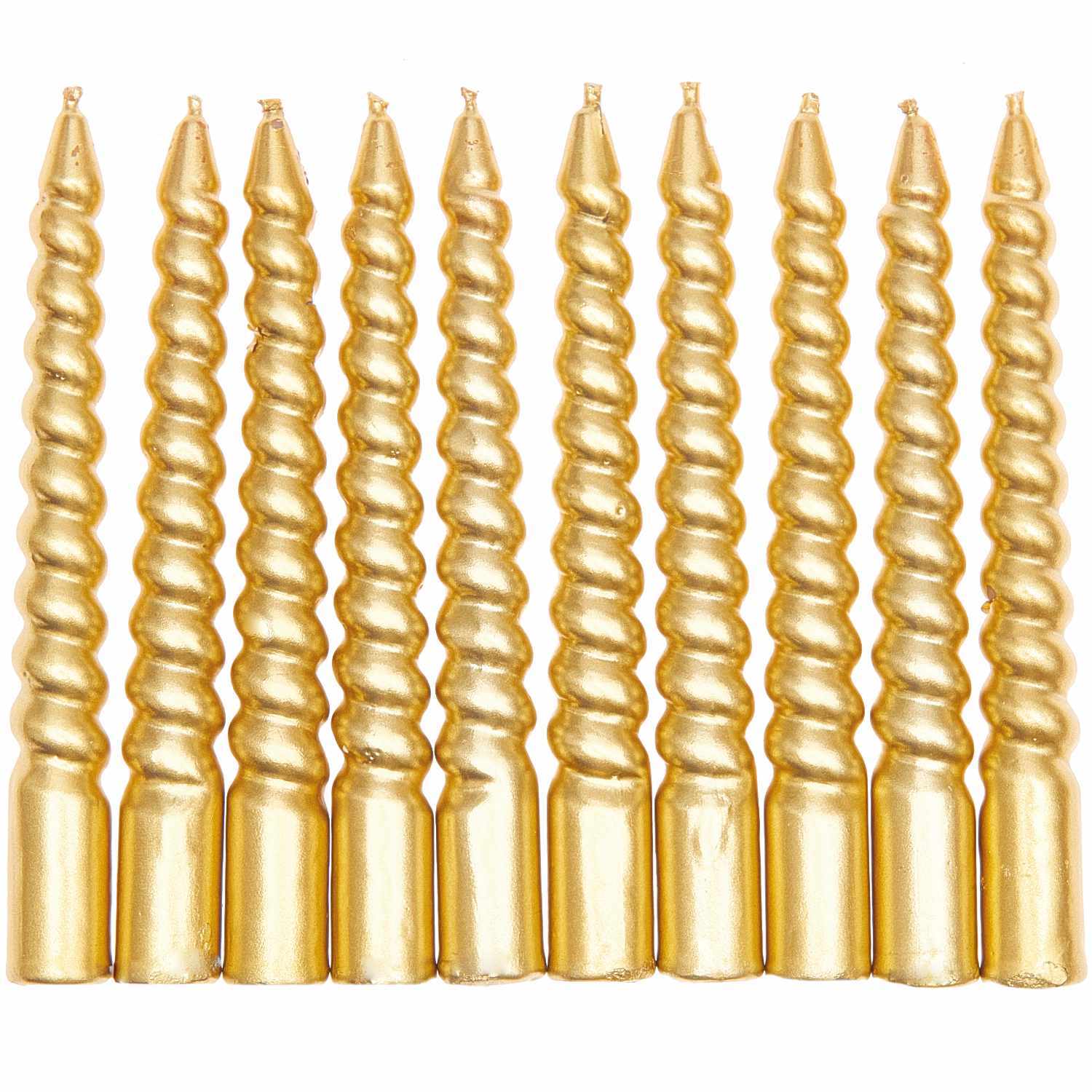Rico Design Spiralkerzen 1,2x10cm Gold*
