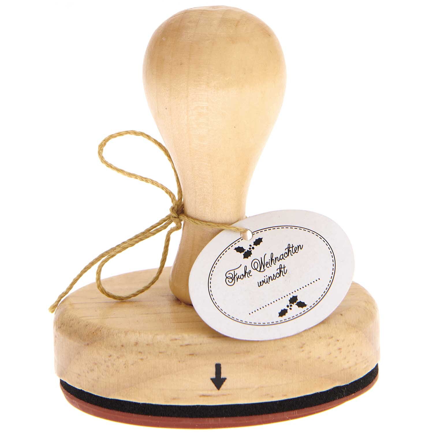 Rico Design Stempel Frohe Weihnachten 5x7cm oval*