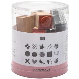 Rico Design Stempelset Patchwork Family 2x2cm*