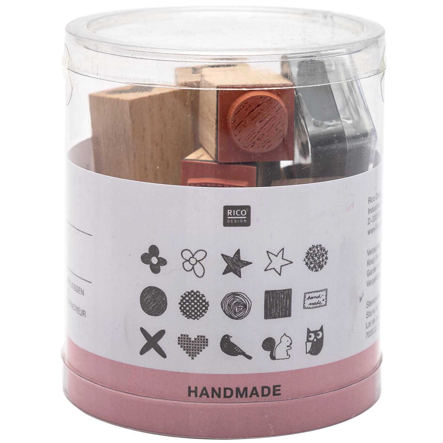 Rico Design Stempelset Patchwork Family 2x2cm*